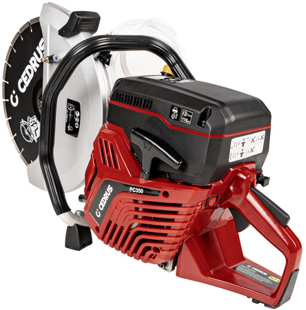 RĘCZNA PRZECINARKA SPALINOWA CEDRUS PC400 (400 MM), GŁĘBOKOŚĆ CIĘCIA 150 MM + TARCZA GRATIS