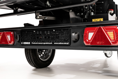 ROZDRABNIACZ SPALINOWY DO GAŁĘZI CEDRUS RBD16 D16 PROFESSIONAL ( RĘBAK ) LONCIN LC2V90FD ELEKTRYCZNY ROZRUCH 36 KM PRZYCZEPKA LEKKA, JONCO, HOMOLOGACJA, PODAJNIK HYDRAULICZNY