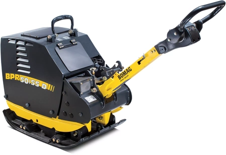 ZAGĘSZCZARKA REWERSYJNA 400 KG BOMAG BPR 50/55 D/E, 550 MM, ROZRUCH ELEKTRYCZNY, HATZ 1B40