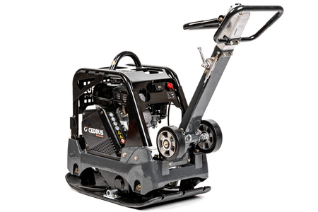 ZAGĘSZCZARKA SPALINOWA REWERSYJNA CEDRUS ZG158HR-PRO 158kg HONDA GX200 30,5kN REWERS HYDRAULICZNY + KOŁA TRANSPORTOWE LINIA PROFESSIONAL 