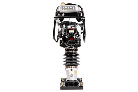 STOPA WIBRACYJNA, ZAGĘSZCZARKA STOPOWA (UBIJAK) 77 KG SKOCZEK CEDRUS ST77H-PRO PROFESSIONAL, 280 MM, 13.7kN, HONDA GXR120 + KOŁA TRANSPORTOWE