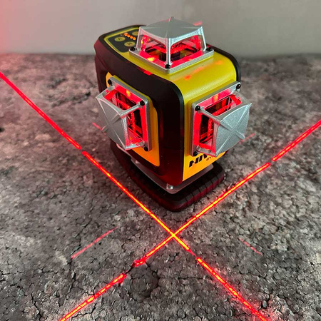 MULTI-LASER KRZYŻOWY NIVEL SYSTEM CL4D-R CZERWONY (4 X 360)
