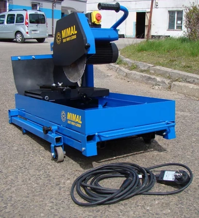 STOLIKOWA PRZECINARKA ELEKTRYCZNA MIMAL MPS400 (400 MM), GŁĘBOKOŚĆ CIĘCIA 135 MM