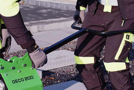 Up Geco Chwytak Próżniowy, Przyssawka do przenoszenia i układania bruku GECO 200 + 2 płyty