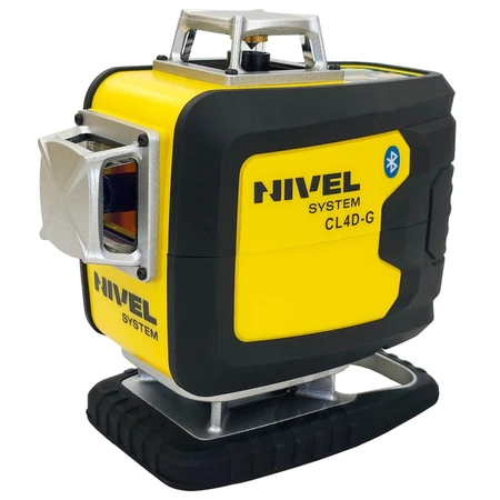 MULTI-LASER KRZYŻOWY NIVEL SYSTEM CL4D-G ZIELONY (4 X 360) + Statyw SJJ-M1 EX + Czujnik CLS-4 + ŁATA LS-24