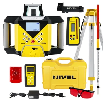 Nivel System NL720R DIGITAL NIWELATOR LASEROWY Z FUNKCJĄ AUTOWPASOWANIA + ŁATA LS-24 + STATYW SJJ1