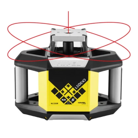 NIVEL SYSTEM NL320R  DIGITAL NIWELATOR LASEROWY + ŁATA LS-24 + STATYW SJJ1
