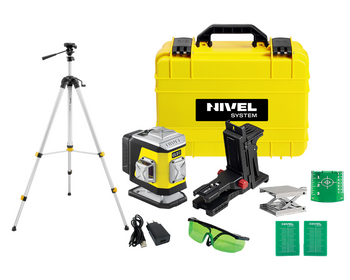 Nivel System CL2G Laser Krzyżowy 2x360 Zielony + Statyw SJJ-M1 EX
