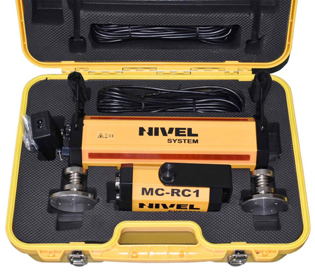 LASEROWY SYSTEM KONTROLI PRACY MASZYN NIVEL SYSTEM MC-1D MAGNETS