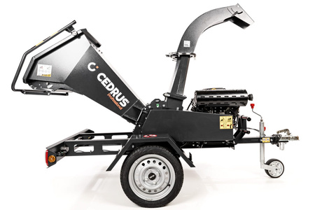 ROZDRABNIACZ SPALINOWY DO GAŁĘZI CEDRUS RBR13 R13 PROFESSIONAL ( RĘBAK ) LONCIN LC2V80FD ELEKTRYCZNY ROZRUCH 24 KM PRZYCZEPKA LEKKA JONCO