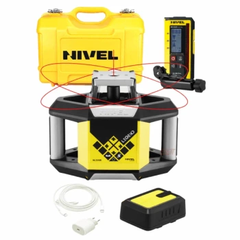 NIVEL SYSTEM NL320R DIGITAL NIWELATOR LASEROWY + WALIZKA