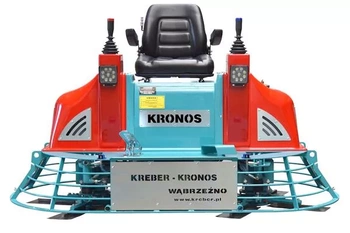 SAMOJEZDNA ZACIERACZKA DWUTALERZOWA KREBER K-436-2-THH KRONOS, ŚREDNICA ZACIERANIA 2X 900 MM