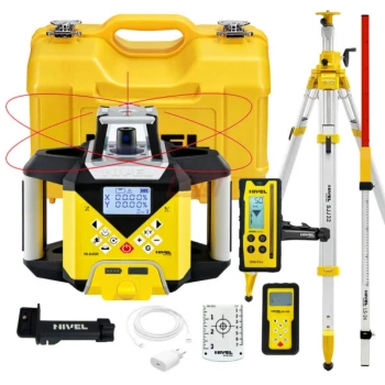NIVEL SYSTEM NL640R DIGITAL NIWELATOR LASEROWY CYFROWY + ŁATA LS-24 + STATYW SJJ32 + WALIZKA