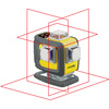 MULTI-LASER KRZYŻOWY NIVEL SYSTEM CL4D-R CZERWONY (4 X 360) + Statyw SJJ-M1 EX + Czujnik CLS-4 + ŁATA LS-24
