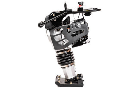 STOPA WIBRACYJNA, ZAGĘSZCZARKA STOPOWA (UBIJAK)  80 KG SKOCZEK CEDRUS ST82H-PRO PROFESSIONAL, 280 MM, 15kN, HONDA GXR120 + KOŁA TRANSPORTOWE