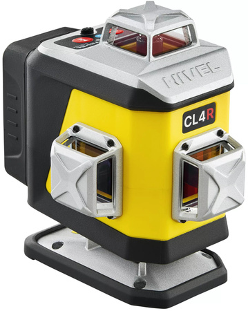 Nivel System CL4R Laser Krzyżowy 4x360 Czerwony + Tyczka LP-36