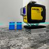 MULTI-LASER KRZYŻOWY NIVEL SYSTEM CL4D-B NIEBIESKI (4 X 360) + Statyw SJJ-M1 EX + Czujnik RD 800 DIGITAL + ŁATA LS-24