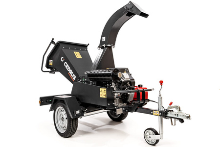 ROZDRABNIACZ SPALINOWY DO GAŁĘZI CEDRUS RBR13 R13 PROFESSIONAL ( RĘBAK ) LONCIN LC2V80FD ELEKTRYCZNY ROZRUCH 24 KM PRZYCZEPKA LEKKA JONCO