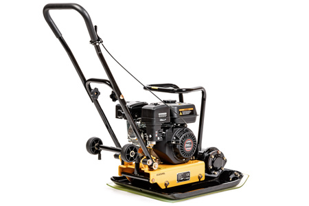 ZAGĘSZCZARKA JEDNOKIERUNKOWA 90 KG CEDRUS ZG90L, 500 MM, LONCIN G200F + MATA DO KOSTKI + KOŁA TRANSPORTOWE