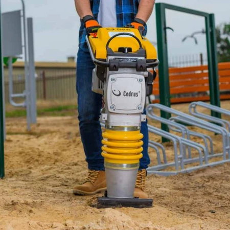 STOPA WIBRACYJNA SKOCZEK CEDRUS ST01 75 KG + KOŁA TRANSPORTOWE