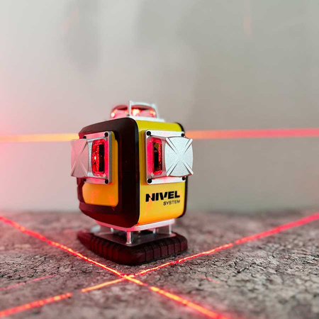 MULTI-LASER KRZYŻOWY NIVEL SYSTEM CL4D-R CZERWONY (4 X 360)