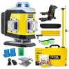 Nivel System CL4B Laser Krzyżowy 4x360 Niebieski + Tyczka LP-36