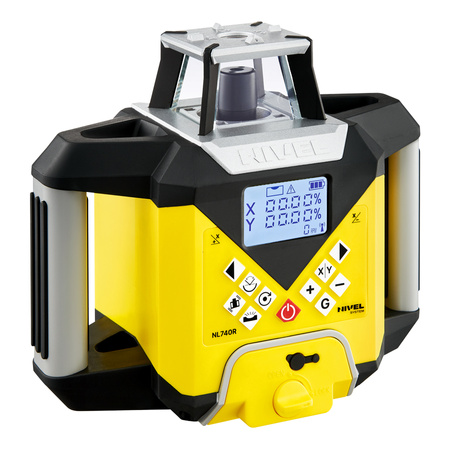Nivel System NL740R DIGITAL NIWELATOR LASEROWY Z FUNKCJĄ AUTOWPASOWANIA + ŁATA LS-24 + STATYW SJJ32 + CZUJNIK MC-1D