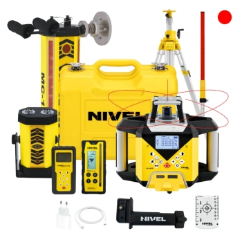 NIVEL SYSTEM NL640R DIGITAL NIWELATOR LASEROWY CYFROWY + ŁATA LS-24 + STATYW SJJ32 + SYSTEM MC-1D