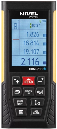 DALMIERZ LASEROWY NIVEL SYSTEM HDM-70G (USB,BLUETOOTH)