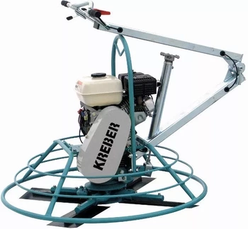 RĘCZNA ZACIERACZKA SPALINOWA KREBER K-436 BS, SILNIK HONDA GX 200, ŚREDNICA ZACIERANIA 900 MM