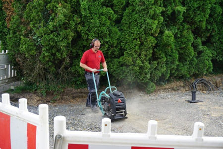 ZAGĘSZCZARKA 92 KG AMMANN APF 1550 15/50, 500 MM, HONDA GX120