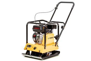 ZAGĘSZCZARKA JEDNOKIERUNKOWA 88 KG CEDRUS ZG90L-F, 440 MM, LONCIN G200F + MATA DO KOSTKI + KOŁA TRANSPORTOWE