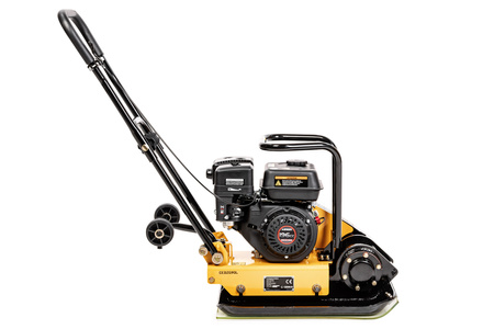 ZAGĘSZCZARKA JEDNOKIERUNKOWA 90 KG CEDRUS ZG90L, 500 MM, LONCIN G200F + MATA DO KOSTKI + KOŁA TRANSPORTOWE