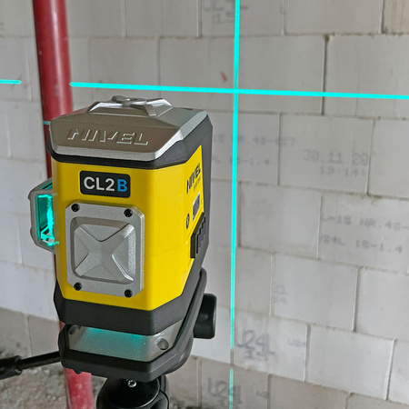 Nivel System CL2B Laser Krzyżowy 2x360 NIebieski
