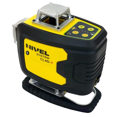 MULTI-LASER KRZYŻOWY NIVEL SYSTEM CL4D-R CZERWONY (4 X 360) + Statyw SJJ-M1 EX + Czujnik CLS-4 + ŁATA LS-24