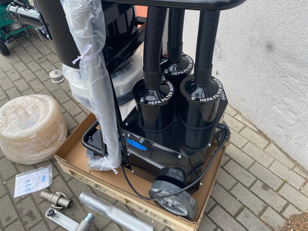 ODKURZACZ PRZEMYSŁOWU TYROLIT VCE3600D MOC 3,6 kW 3 SILNIKOWY