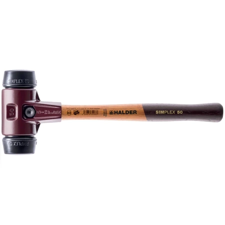 MŁOTEK HALDER SIMPLEX EH3002 50 MM ŚREDNIO-TWARDA GUMA 1150 g
