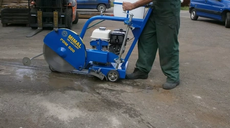 JEZDNA PRZECINARKA SPALINOWA MIMAL PDM500 (500 MM), GŁĘBOKOŚĆ CIĘCIA 180 MM
