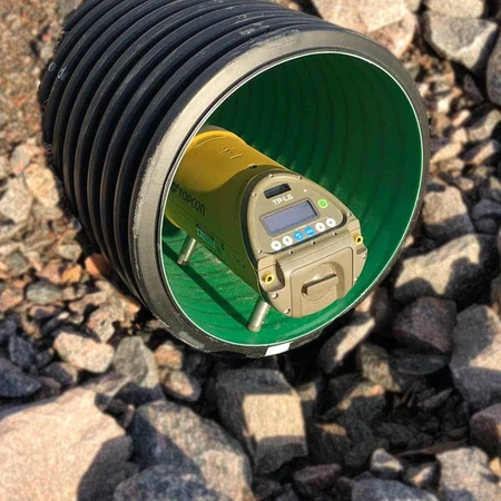 NIWELATOR LASEROWY RUROWY TOPCON TP-L6G WIĄZKA ZIELONA
