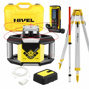 NIVEL SYSTEM NL320R  DIGITAL NIWELATOR LASEROWY + ŁATA LS-24 + STATYW SJJ1