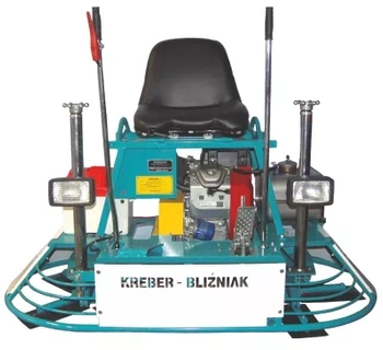 SAMOJEZDNA ZACIERACZKA DWUTALERZOWA KREBER K-750-2-TMM BLIŹNIAK, ŚREDNICA ZACIERANIA 2X 750 MM