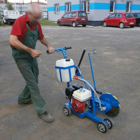 JEZDNA PRZECINARKA SPALINOWA MIMAL PDM350 (350 MM), GŁĘBOKOŚĆ CIĘCIA 110 MM