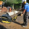 ZAGĘSZCZARKA REWERSYJNA 210 KG BOMAG BPR 35/42 D/H, ROZRUCH RĘCZNY, HATZ 1B20