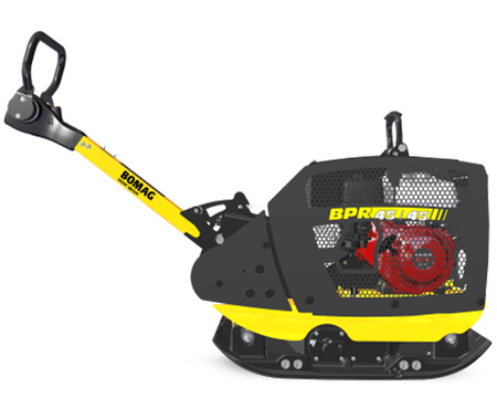 ZAGĘSZCZARKA REWERSYJNA 340 KG BOMAG BPR 45/45, 450 MM, ROZRUCH RĘCZNY, HONDA GX 270