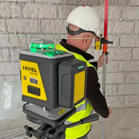 Nivel System CL4G Laser Krzyżowy 4x360 Zielony + Tyczka LP-36