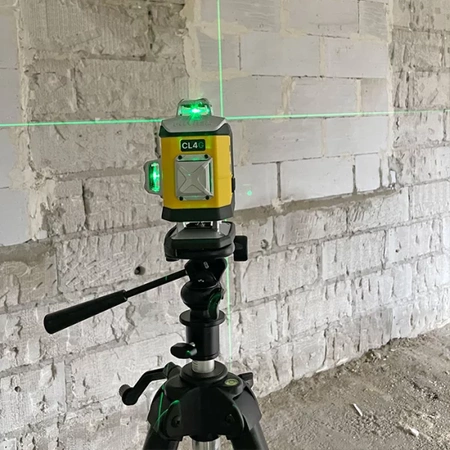 Nivel System CL4G Laser Krzyżowy 4x360 Zielony + Tyczka LP-36