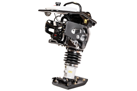 STOPA WIBRACYJNA, ZAGĘSZCZARKA STOPOWA (UBIJAK)  80 KG SKOCZEK CEDRUS ST82H-PRO PROFESSIONAL, 280 MM, 15kN, HONDA GXR120 + KOŁA TRANSPORTOWE