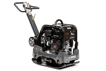 ZAGĘSZCZARKA SPALINOWA REWERSYJNA CEDRUS ZG158HR-PRO 158kg HONDA GX200 30,5kN REWERS HYDRAULICZNY + KOŁA TRANSPORTOWE LINIA PROFESSIONAL 