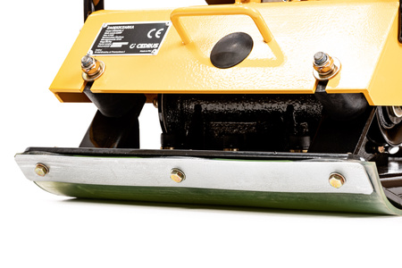 ZAGĘSZCZARKA JEDNOKIERUNKOWA 88 KG CEDRUS ZG90L-F, 440 MM, LONCIN G200F + MATA DO KOSTKI + KOŁA TRANSPORTOWE