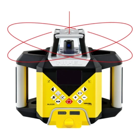 NIVEL SYSTEM NL620R DIGITAL NIWELATOR LASEROWY + ŁATA LS-24 + STATYW SJJ1 + WALIZKA